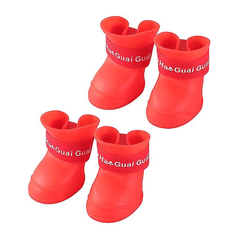 1pcs Dog Rain Boot For Small Candy Colors