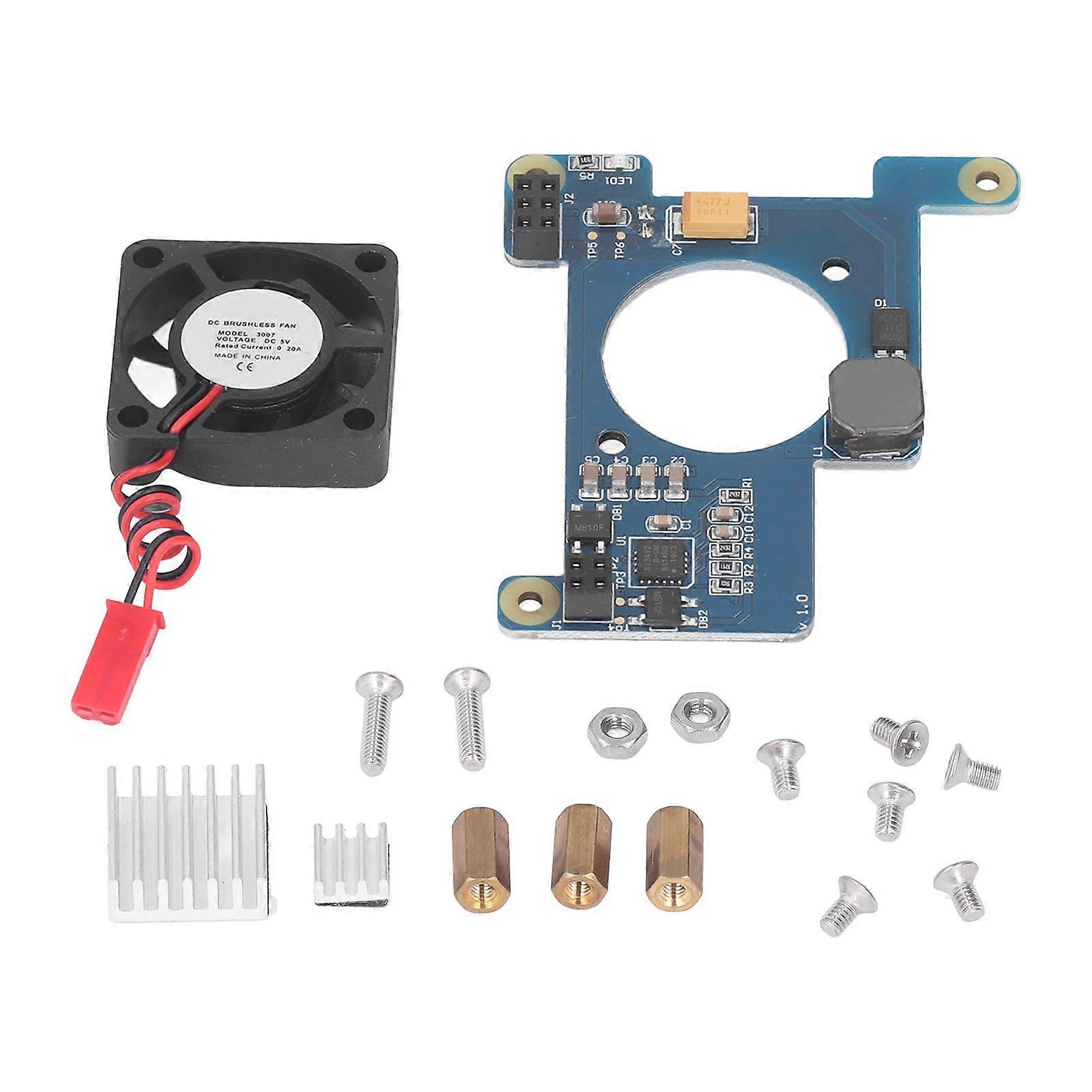 Carte d’extension réseau Module de contrôle PoE Power Over Ethernet pour Raspberry Pi 4B 3B+ 3B 2B