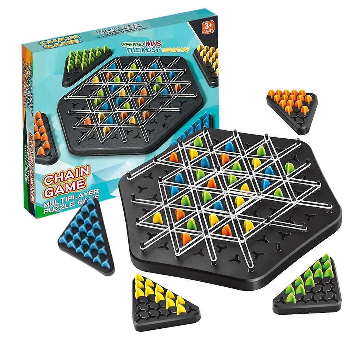 Chain Triangle Game,Chain Chess Board Puzzle Game Chain Triangle Chess Game