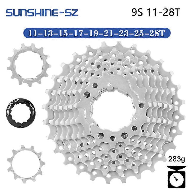 SUNSHINE flywheel HG road bike flywheel 12v 11v 10v 9v 8v bicycle sprocket 11 12 9 8 speed ratchet 23T/25T/28T/32T