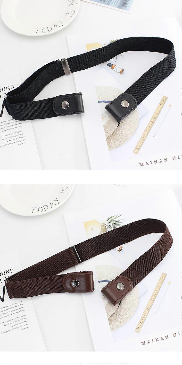 3-pack Lazy Belt Versatile Decorative Elastic Stretch Jeans Belt