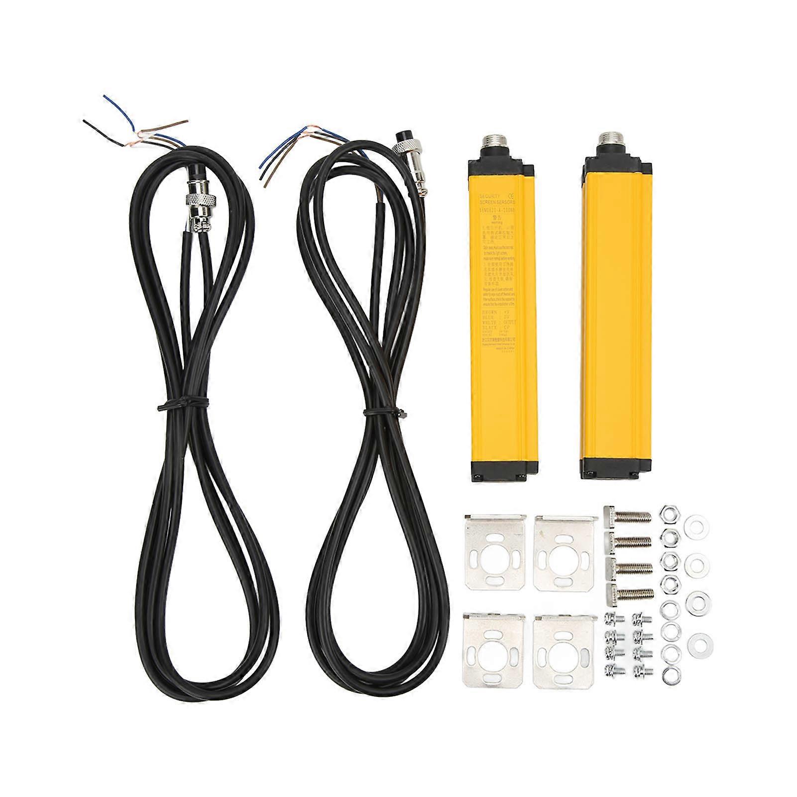 Light Curtain Sensor BEM0620?A?100NB Safety Photoelectric Beam Sensor Protective Screen 20mm Beam Spacing