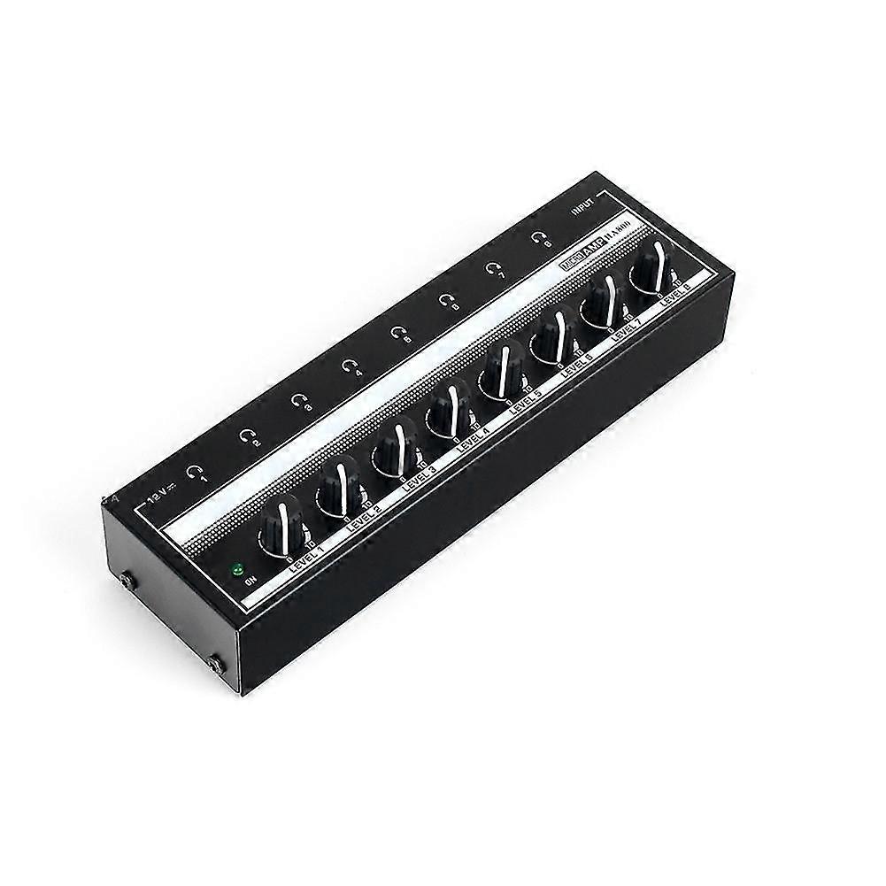 Ha800 الترا المدمجة 8 قناة سماعة الصوت ستيريو أمبير Microamp مكبر للصوت لخلاط الموسيقى Recordi