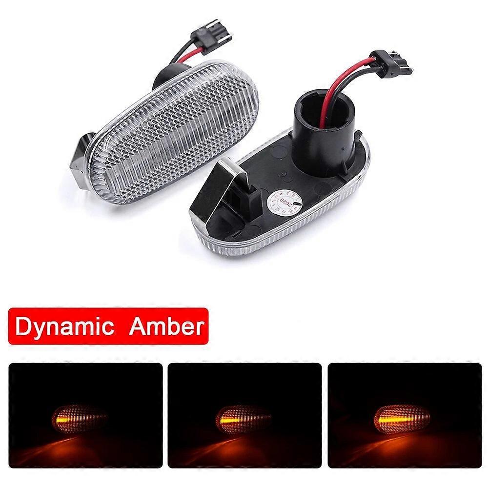 2Pcs Error Free LED Side Marker Lamp Dynamic Turn Signal Indicator Light For Alfa Romeo 147/GT/MITO For FIAT Bravo