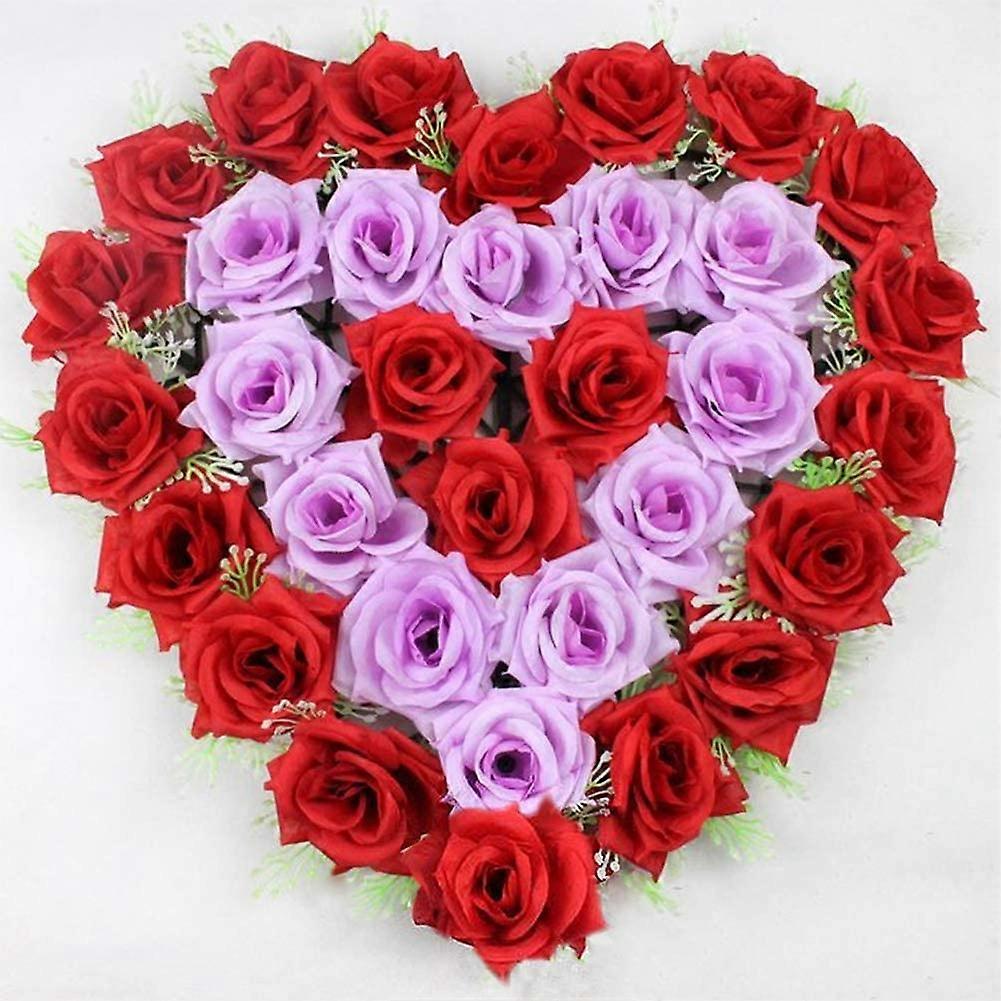 Artificial Plastic Flowers For Car Door Wall Decor (As Shown)