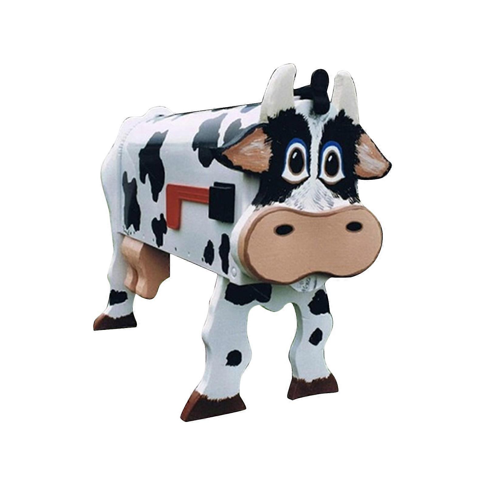 Metal Unique Cow Mailbox Handmade For Farm & Ranch Decor