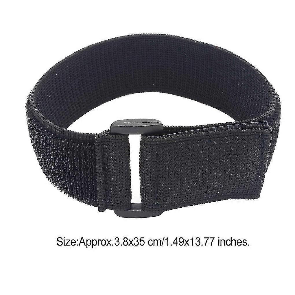 Soft Elastic Self-adhesive Straps Multipurpose Black Hook And Loop Strap For Cycling Outdoor Activities