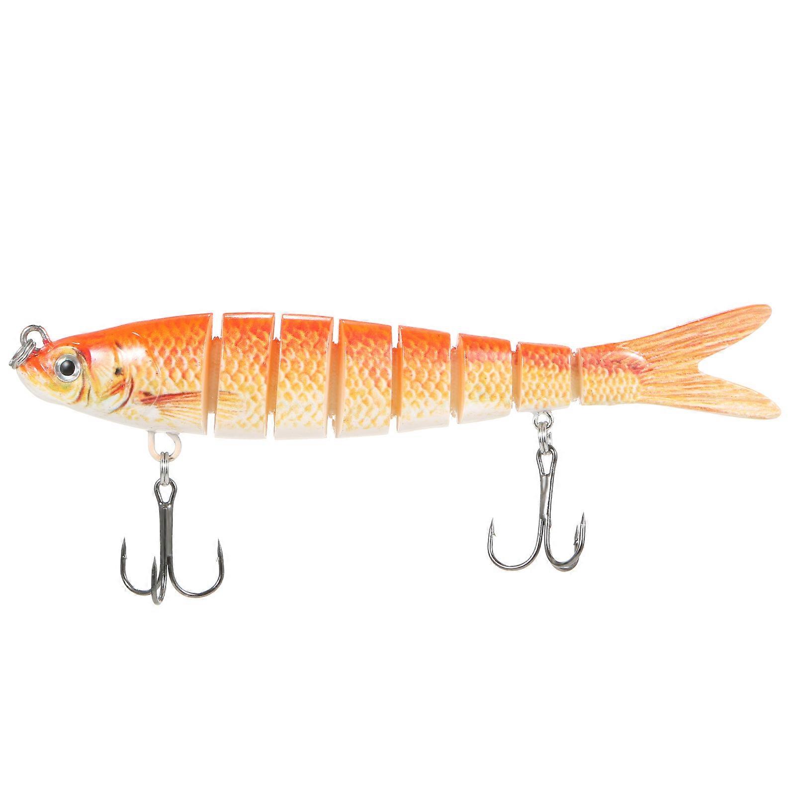 TARUOR 140mm Multi Jointed Swimbait Lifelike 8 Segment Fishing Swimbait Minnow Lures Artificial Hard Bait Lures Fishing Tackle