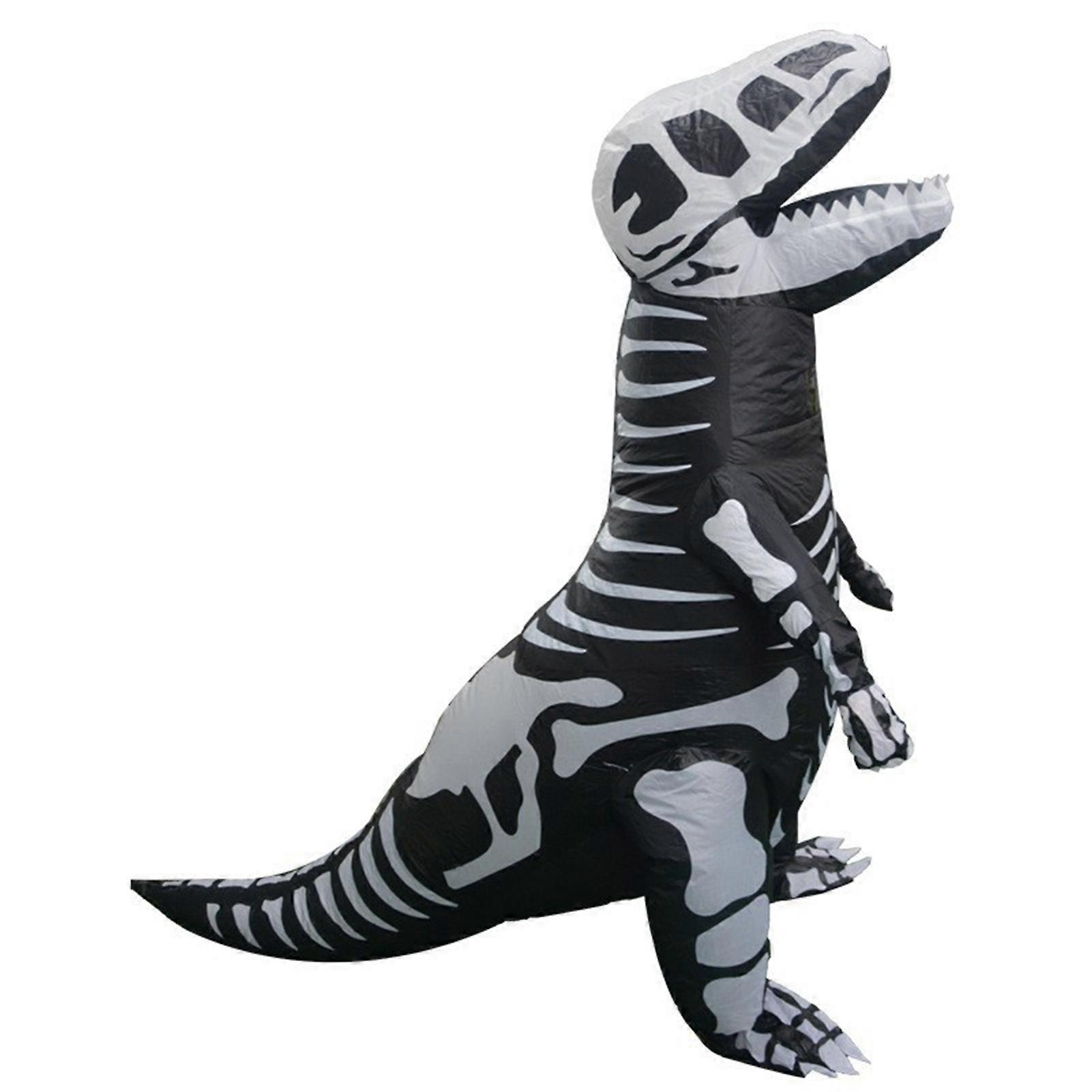 Halloween Skull Dress up Zombie Ribs Tyrannosaurus Rex Inflatable Costume Stage Performance Cosplay Dress up Props