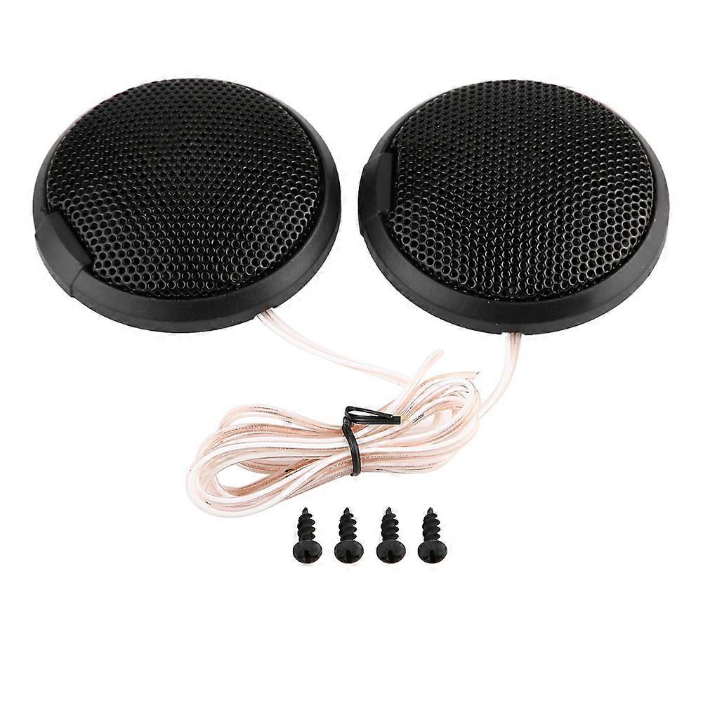 Black 20W Mini Car Speaker Audio Round Stickable Loudspeaker Automobile Speaker with Glue