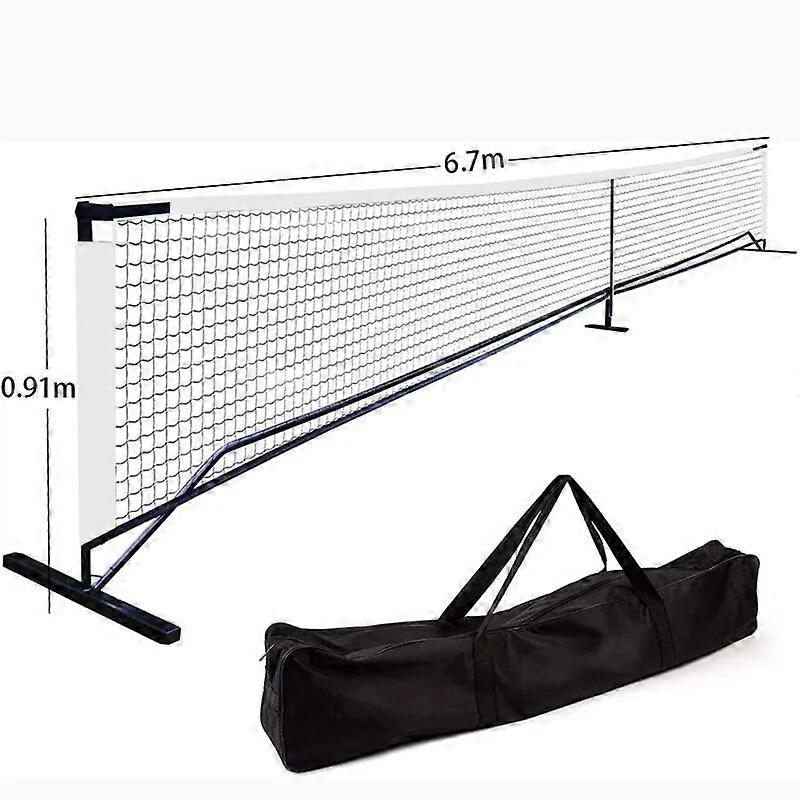 Pickleball Net Portable 670x90cm Outdoor Pickleball Nets With Frame Full Sets Pickle Ball Game Net System with Carrying Bag