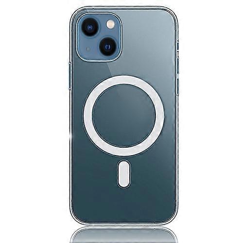 For iPhone 15 Magsafe Clear Acrylic PC Mobile Phone Case