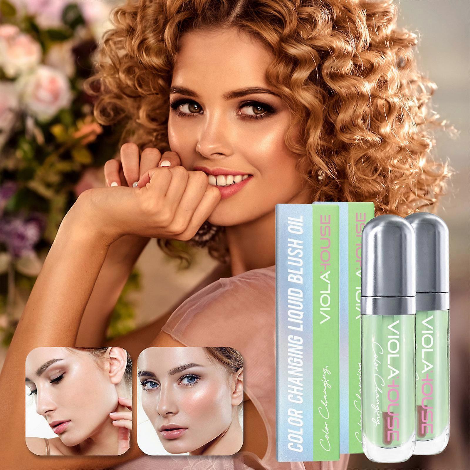 Color-changing Liquid Blush, Temperature-controlled Natural Gradient, Contouring And Brightening16ML