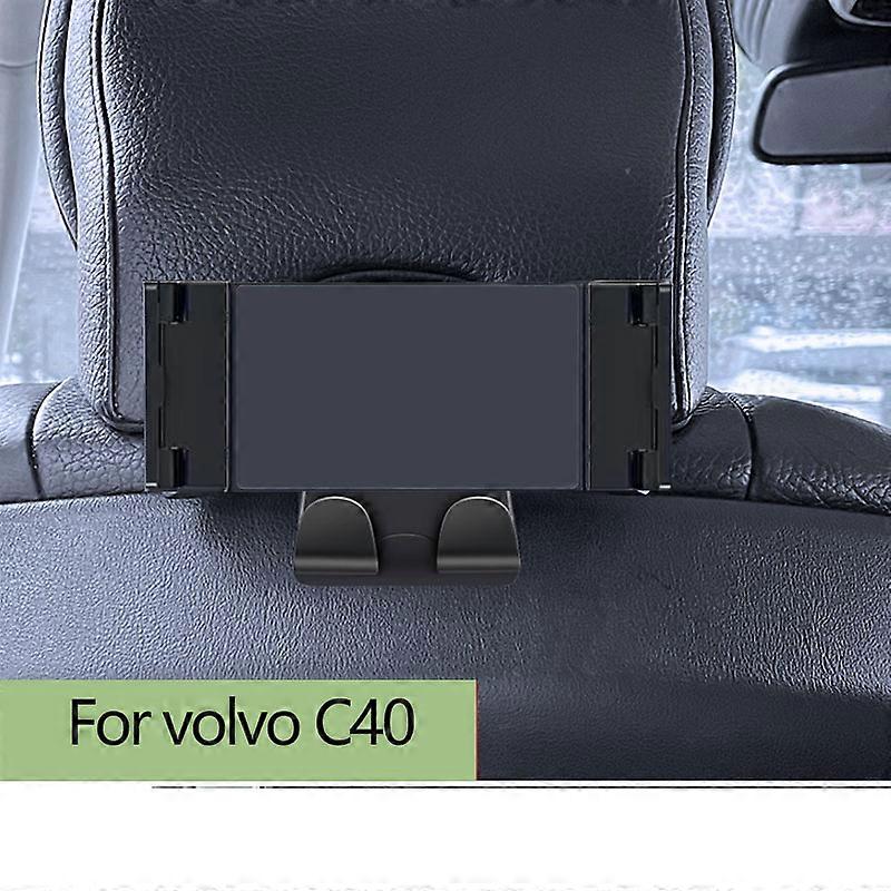 Til Volvo C40 baksete, mobiltelefon, nettbrett, iPad-holder, baksete, multifunksjonelt stativ, biltilbehør