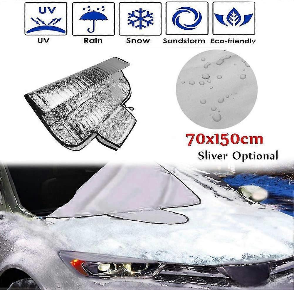 Car Windshield Cover, Auto Waterproof Dustproof Windshield Cover Winter Summer