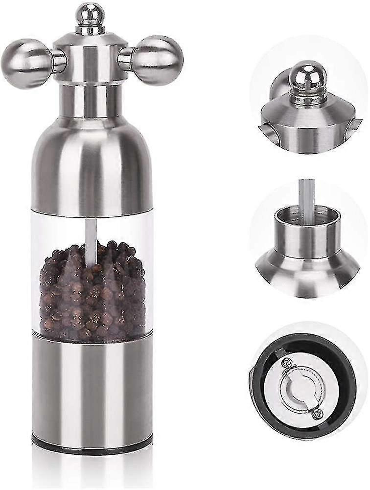 Manual Salt And Pepper Mill, Coarse And Fine Grinding, Salt And Pepper