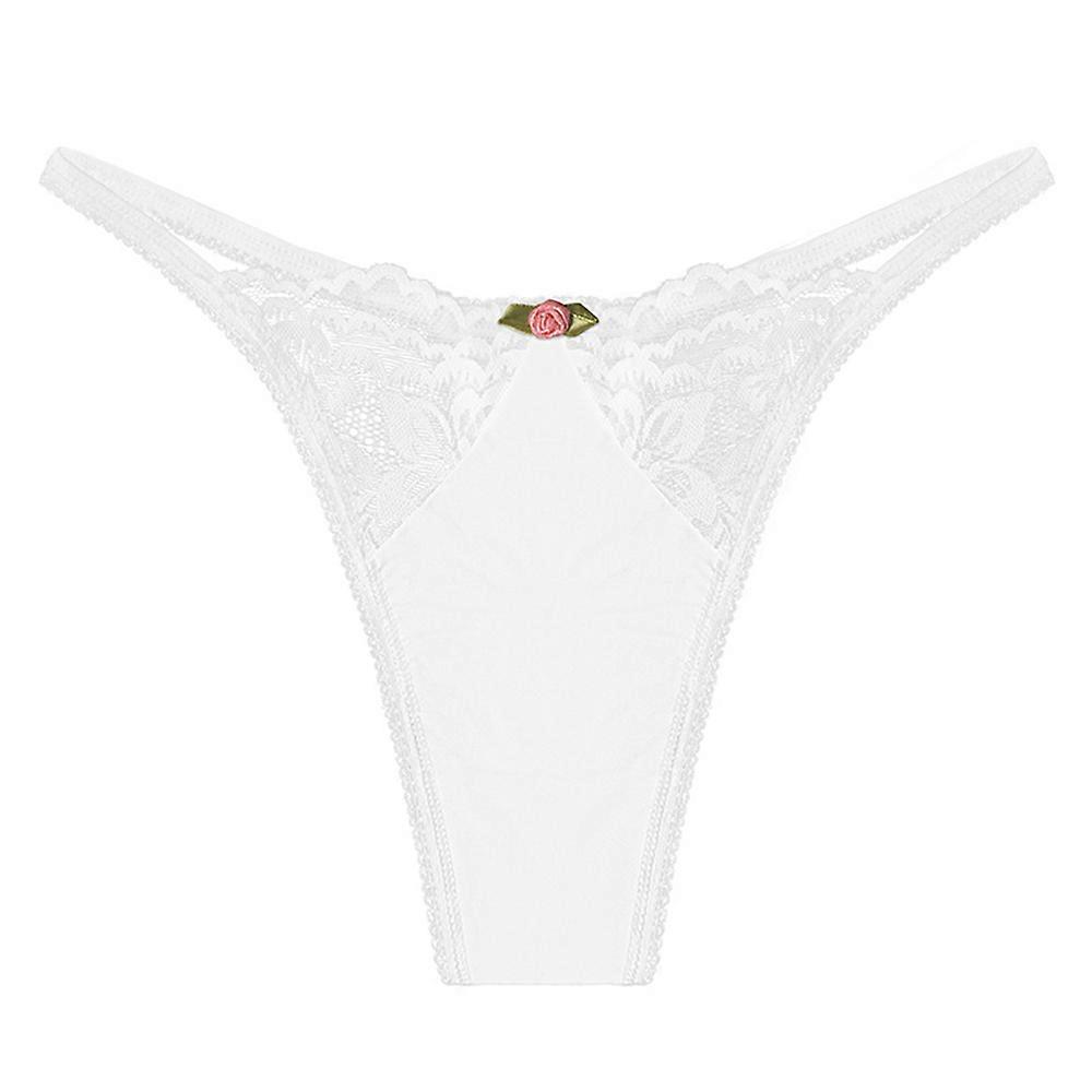 Women's Sexy Lace Lingerie G-string Briefs Underwear Thongs Bow Panties Knickers