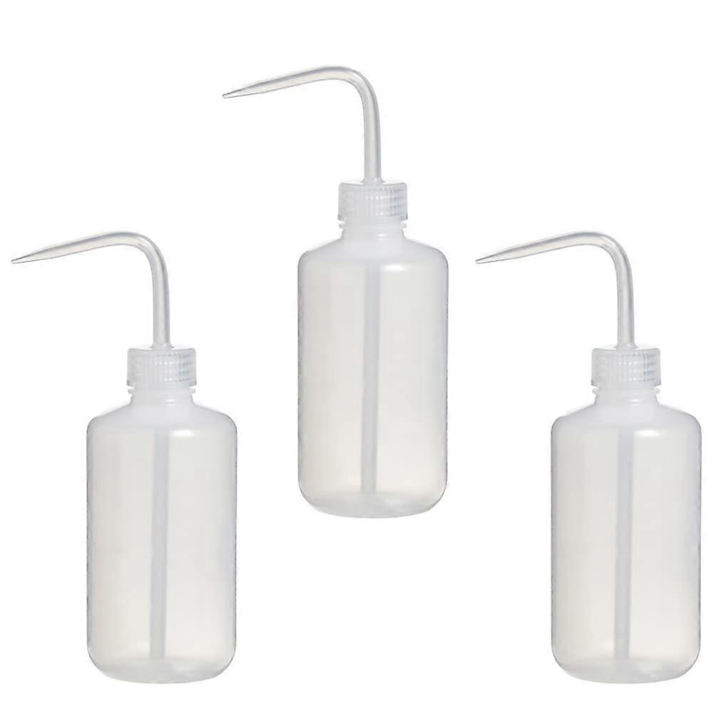 Squeeze Bottle,3 Pack 250ml Safety Wash Bottle with Narrow Mouth for Plant