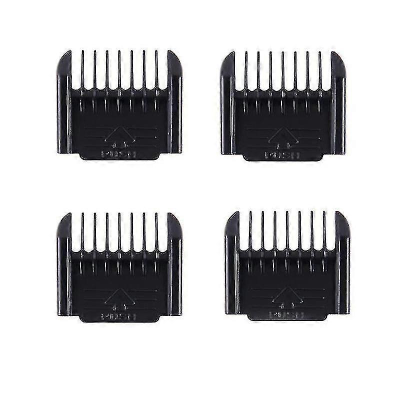 Electric Clipper Accessories,4pcs Cut Clipper Limit Comb Guide Attachment Size Barber Replacement(3 (tangling)