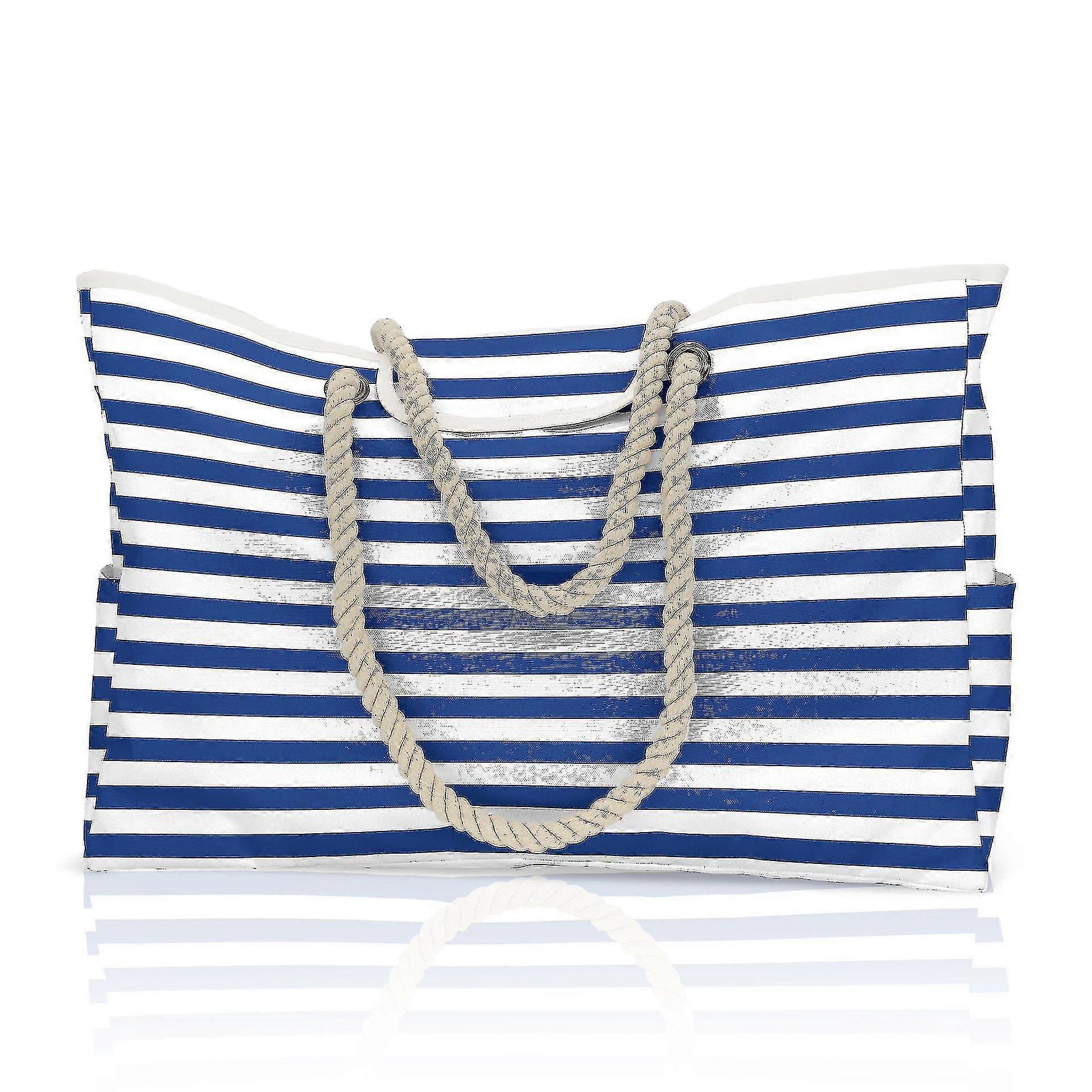 Stora strandväskor 100% vattentät stöldskydd magnetisk spänne axelväska med innerficka