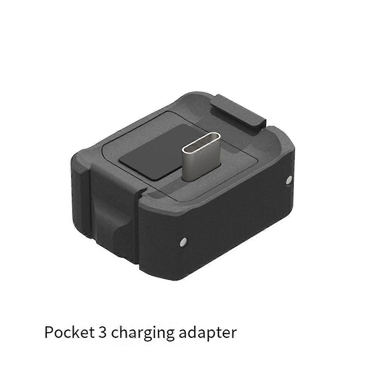 For POCKET 3 Charging Adapter Head Dual Interface Degree Multifunctional Convenient Camera Accessories