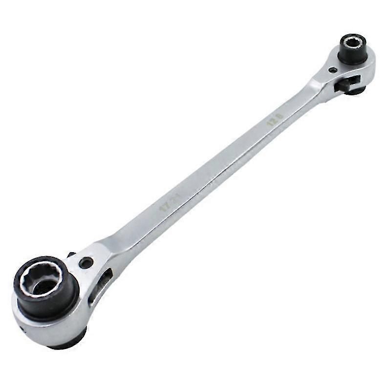 Socket Wrench,8-in-1 Multifunction 72 Teeth Ratchet Wrench 12 Teeth Sleeve Spanner Double-headed Car