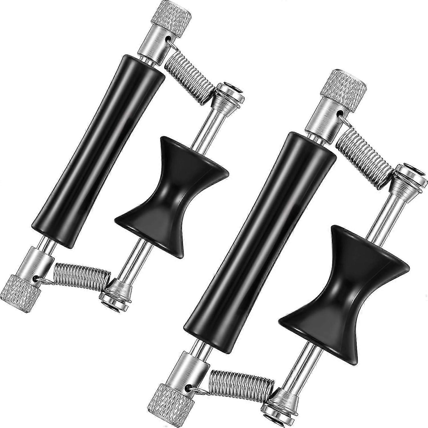 2 Pcs Guitar Rolling Capo Sliding Capo Adjustable Capo Rubber and Stainless Steel Capo for Tuning Tone of String Instruments Like Folk Classic Acousti