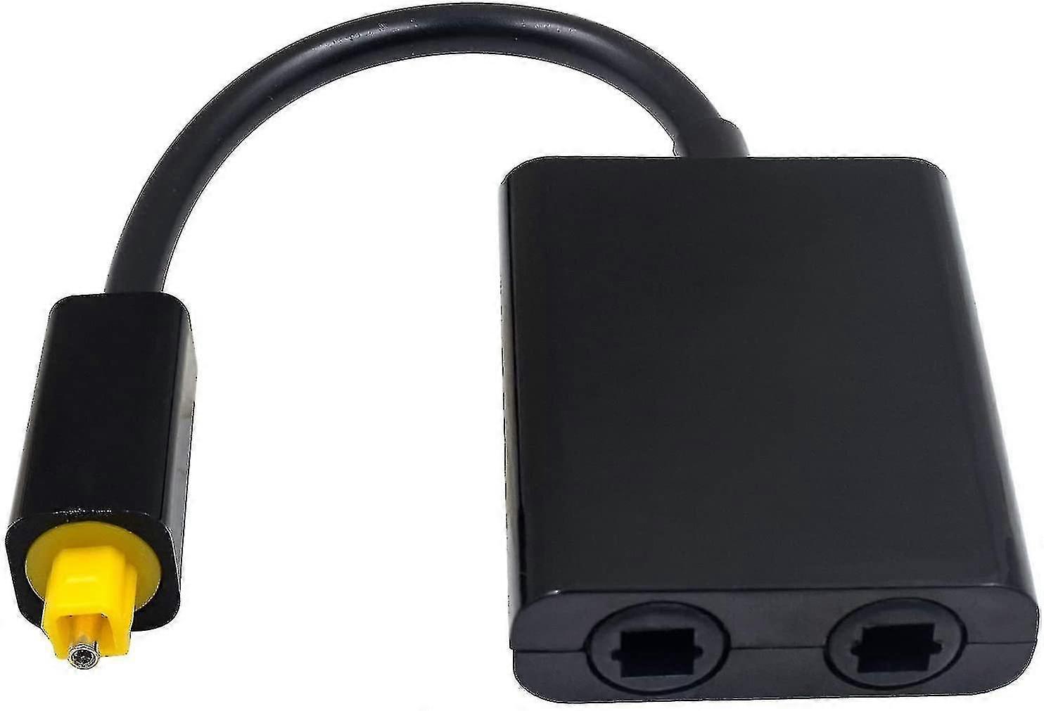 Toslink Splitter 1 To 2 Digital Optical Audio Splitter 1 In 2 Out Audio Adapter Cable Splitter
