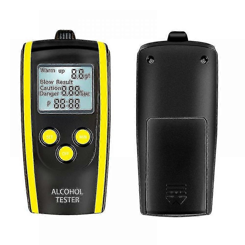 Digital Air Blowing Alcohol Tester Breathalyzer Portable Lcd Display Detector