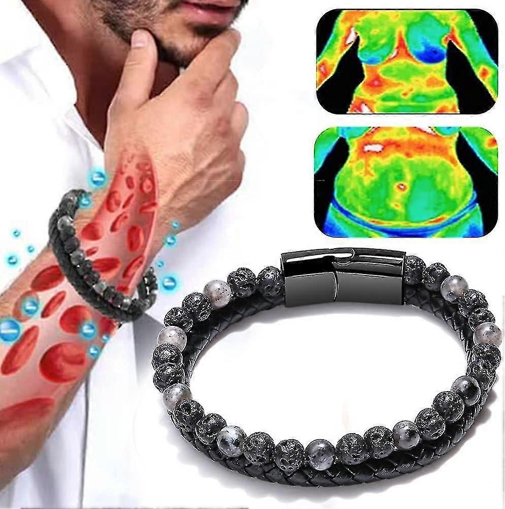 Humanic+pro Maxhematie Beaded Bracelets,humanic Maxhematie Beaded Bracelets,titaniumion Therapy Bangle