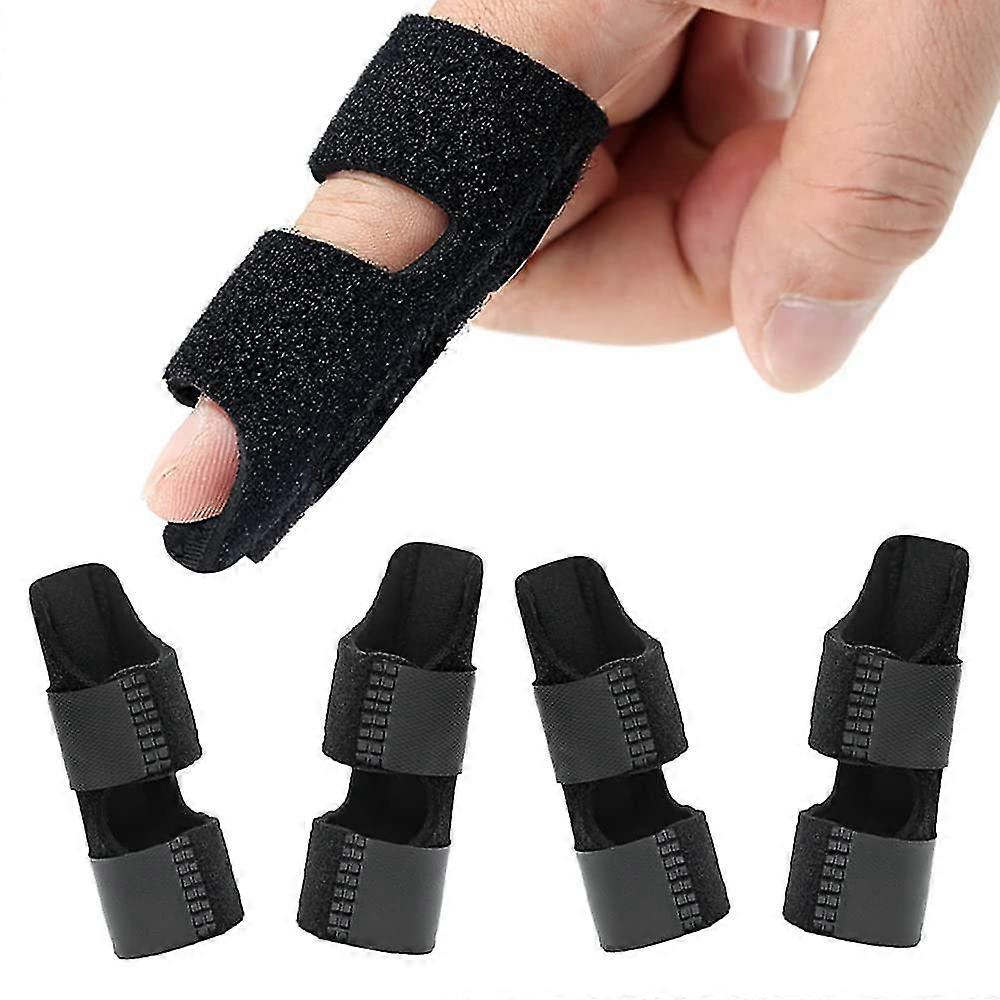 4 Pack Trigger Finger Splints Finger Brace Finger Knuckle Immobilization Broken Finger Protector Fits Index Finger Middle Finger