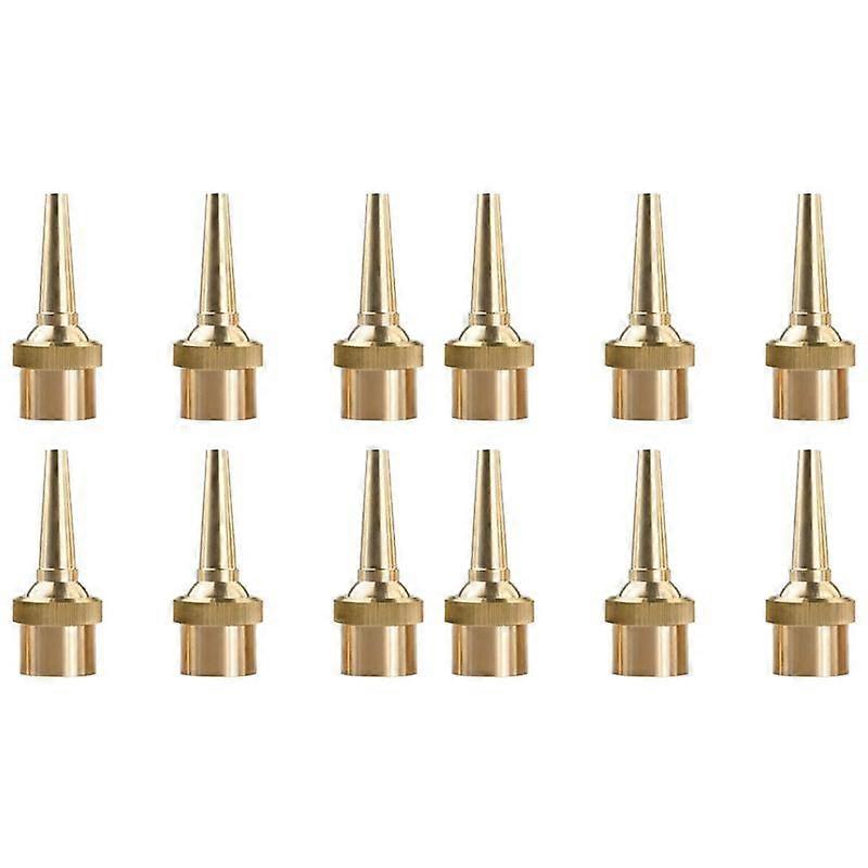 12 PCS Fountain Nozzle Head G1/2 DN15 Adjustable Direction Jet Water Spray Sprinkler Head for Garde