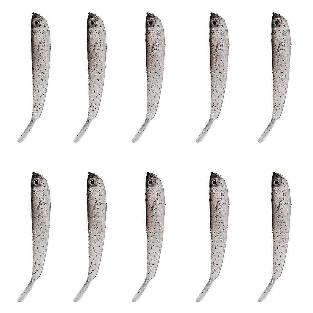 Black Soft Plastic Lure Tiddler Bait Bionic Bait Minnow Artificial Bait
