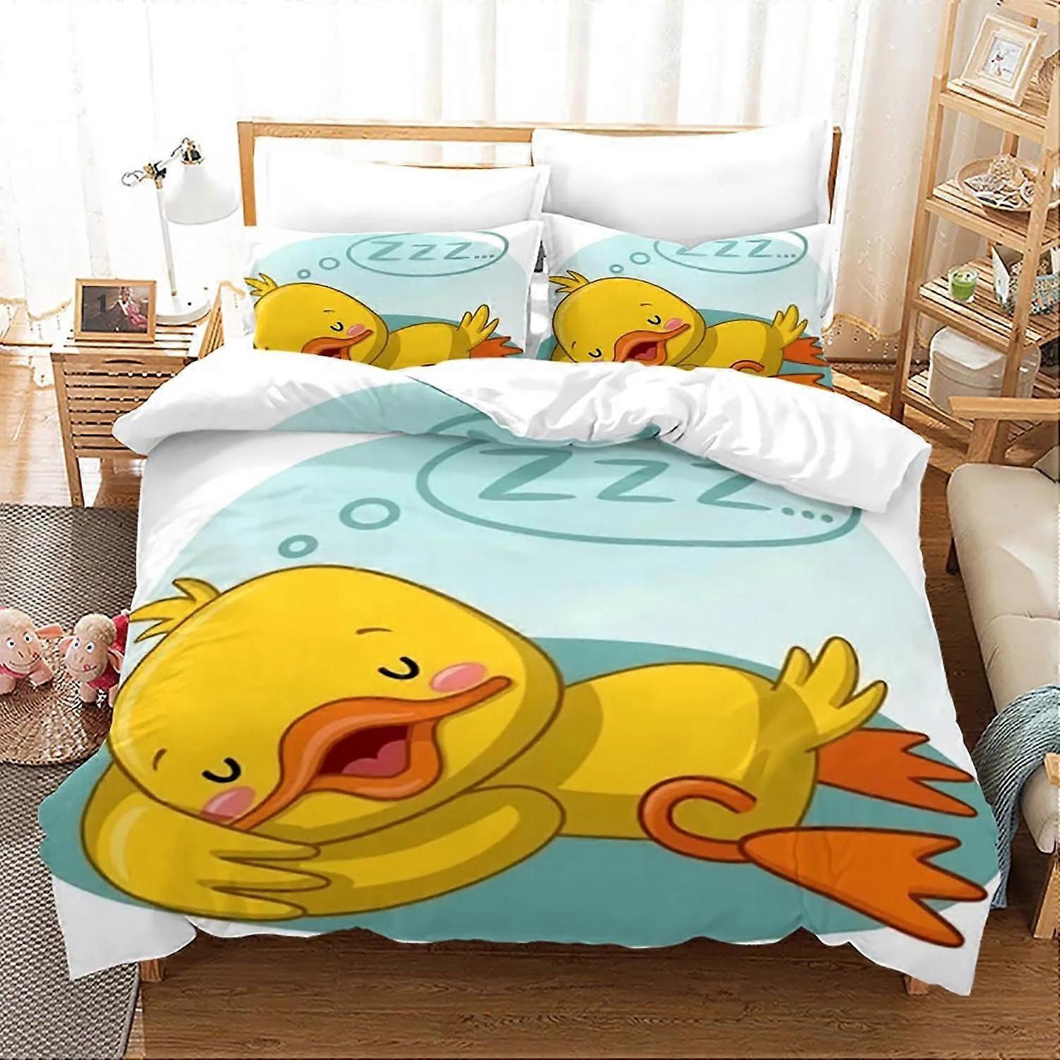 y1877 Draps de lit Dessin animé animation housse de couette impression 3D ensemble de literie simple double ensemble de literie enfants adulte décoration de chambre Draps de lit vvb1877