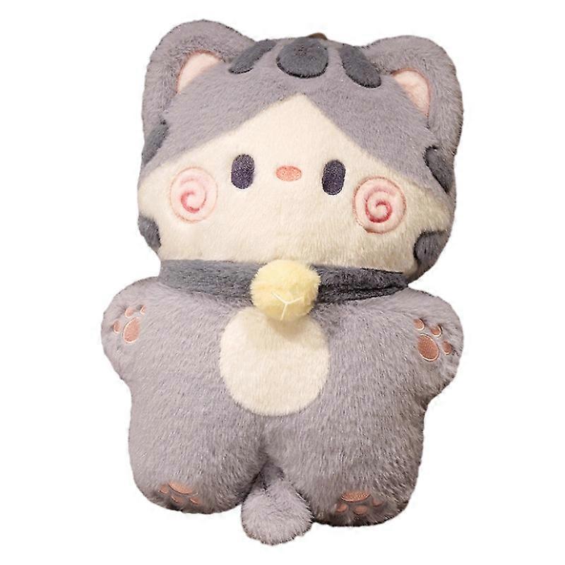 Sweating dog doll bigeyed cat plush toy staring doll hugging and sleeping accompanied by men and women