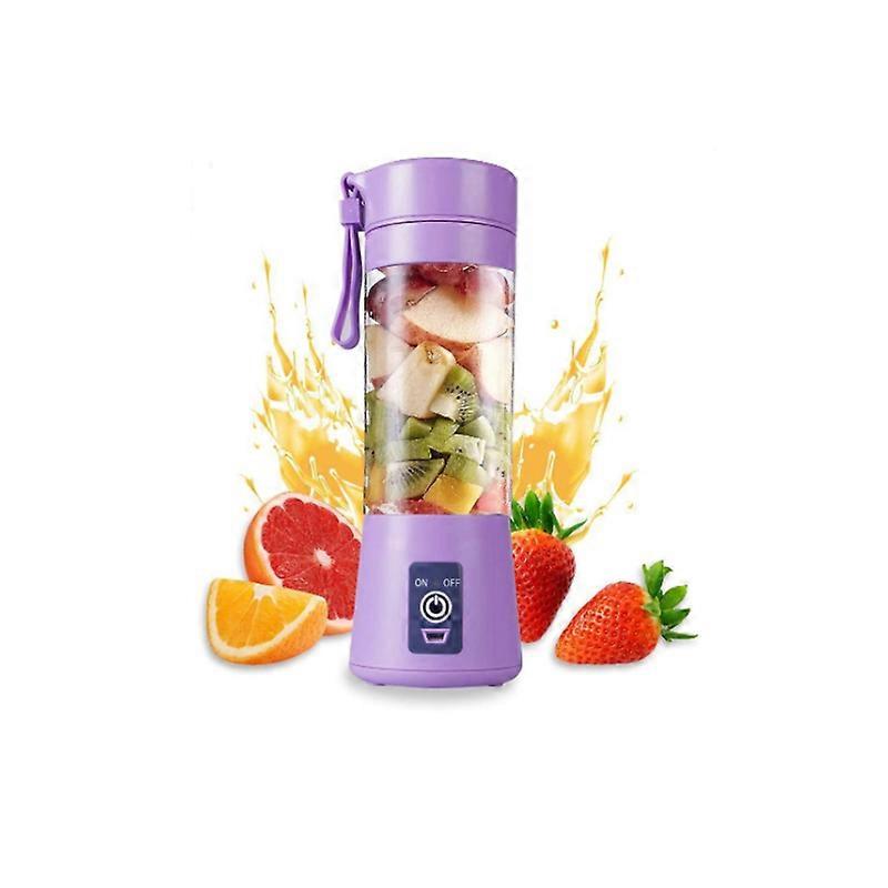 Juice Extractor Portable Blender with 6 Milling Blades - Portable Smoothie Maker Juicer Juice Extractor