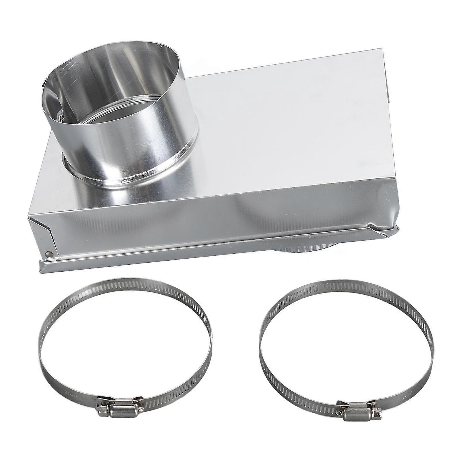 Kit de ventilation de sécheuse en alliage d’aluminium Paroi intérieure en douceur Remplacement universel du périscope de l’évent de la sécheuse (YMCAT)