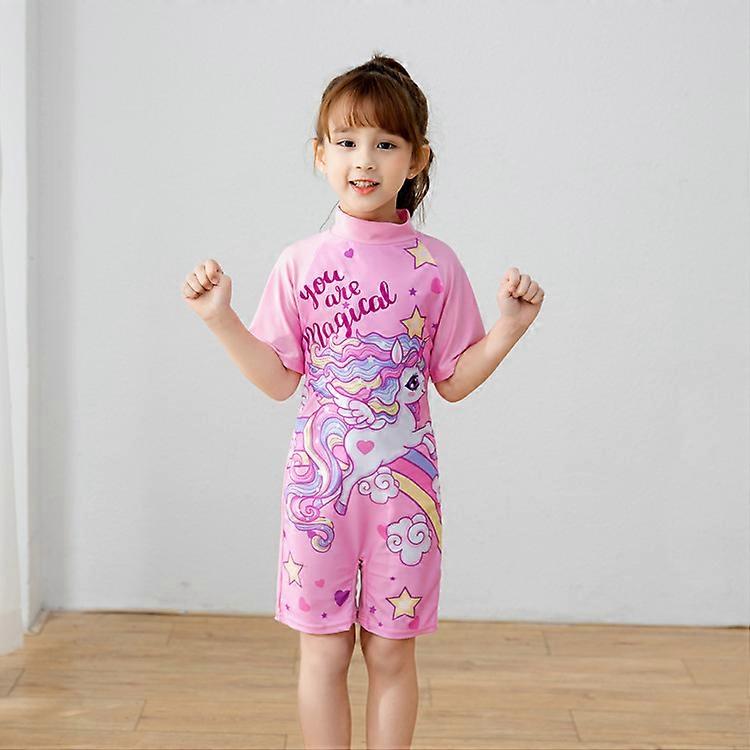 Maillot de bain une pièce Elsa pour filles Maillots de bain sirène imprimés Vêtements de plage à séchage rapide