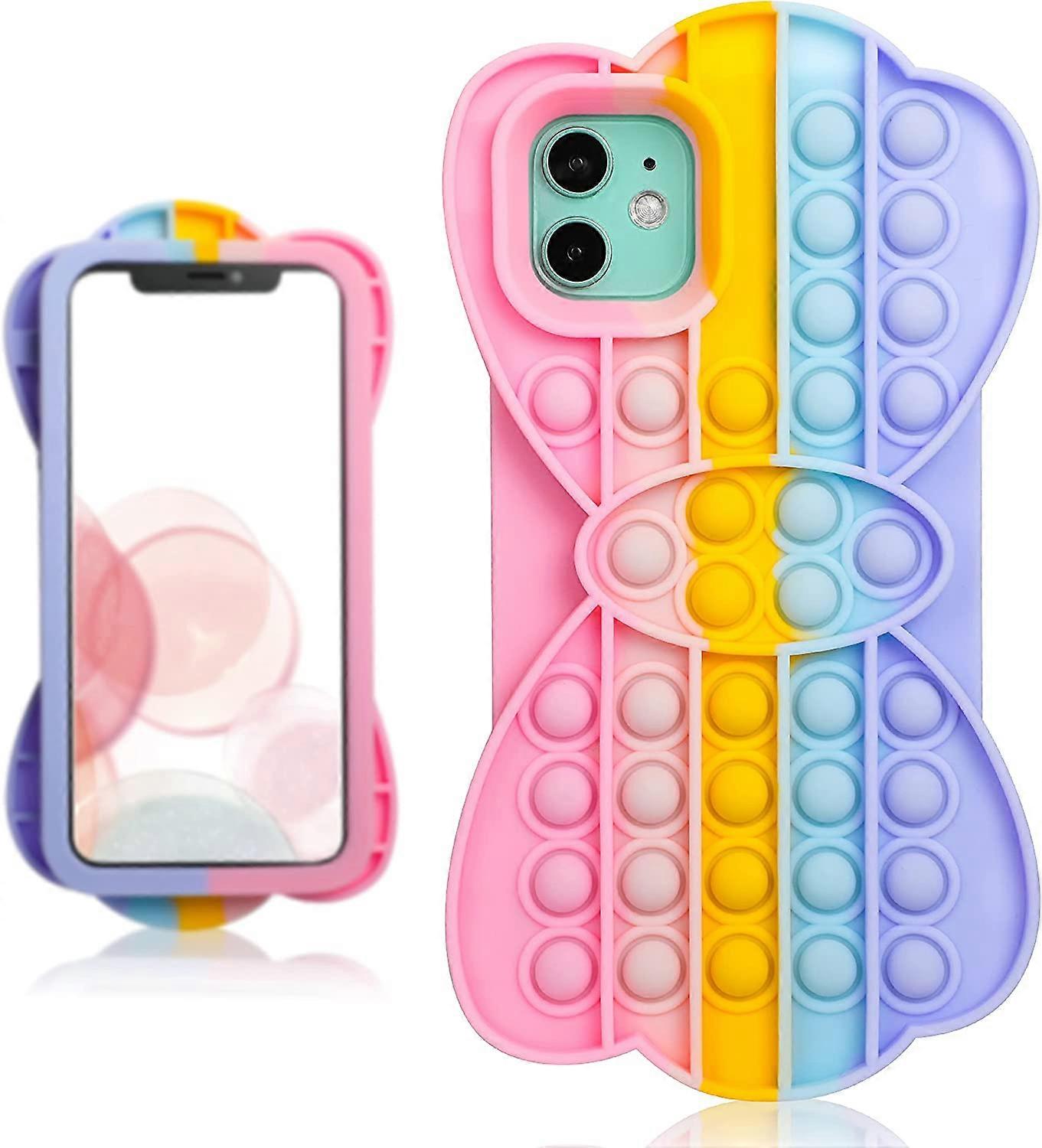 for iPhone 12 Mini Case Cartoon Kawaii Funny Cute Fun Silicone - Main Image