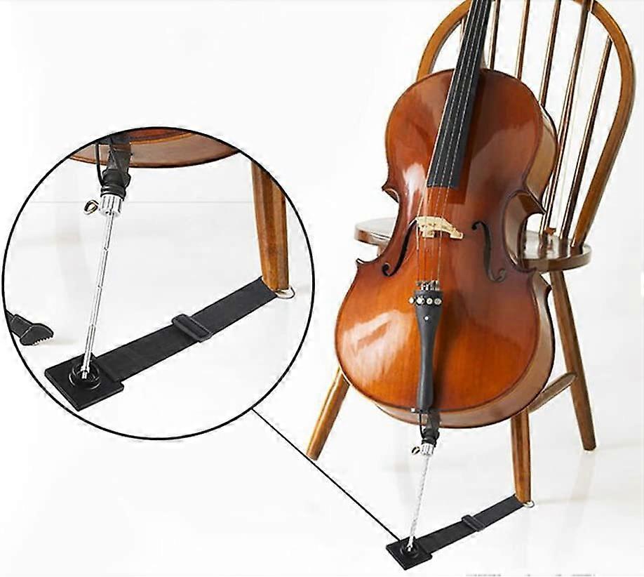 1PCS Black Cello Non-Slip Mat Mat Cello Endpin Anchor Cello Anti-Slip Device Anti-Slip Mat Pad Doorstop for Cello Strap Adjustable