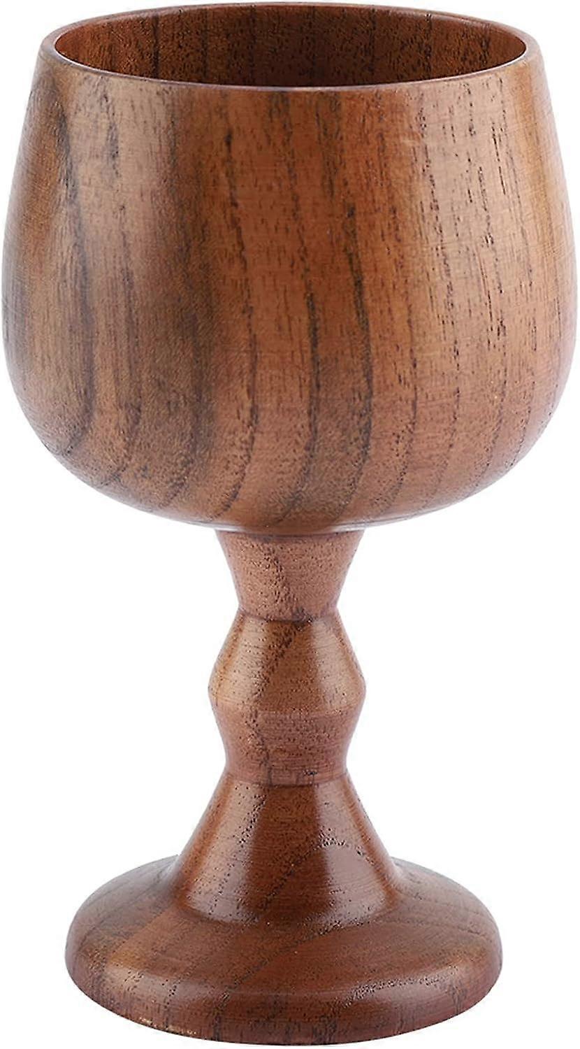 Wooden Wine Cup, Multi-Functional Coffee and Wine Drinking Cup for Home Bar or Cafe
