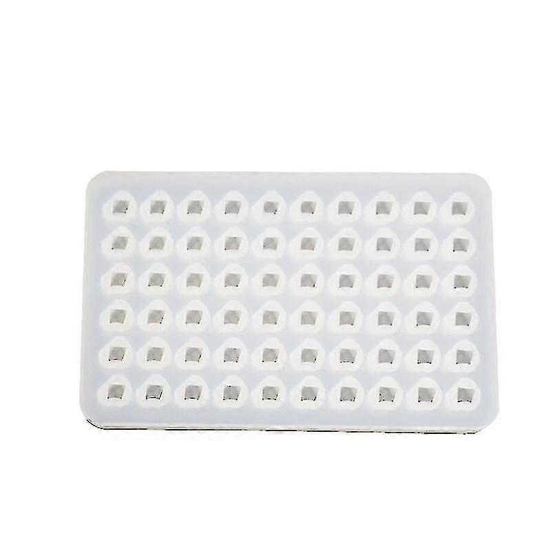 diy κρύσταλλο εποξειδικό καλούπι 60 με ice cubes σιλικόνης δισκίων ρητίνη ρητίνης (19 * 12 * 1.1cm)