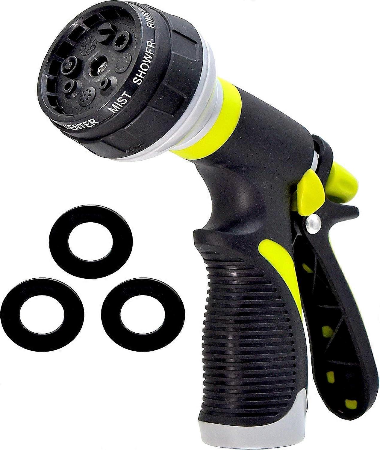 good Garden Hose Nozzle | Hose Nozzle | Water Nozzle Hose Nozzle Sprayer | 8 Adjustable Watering Patterns, Non-Slip and Shock Resistant, Suitable for