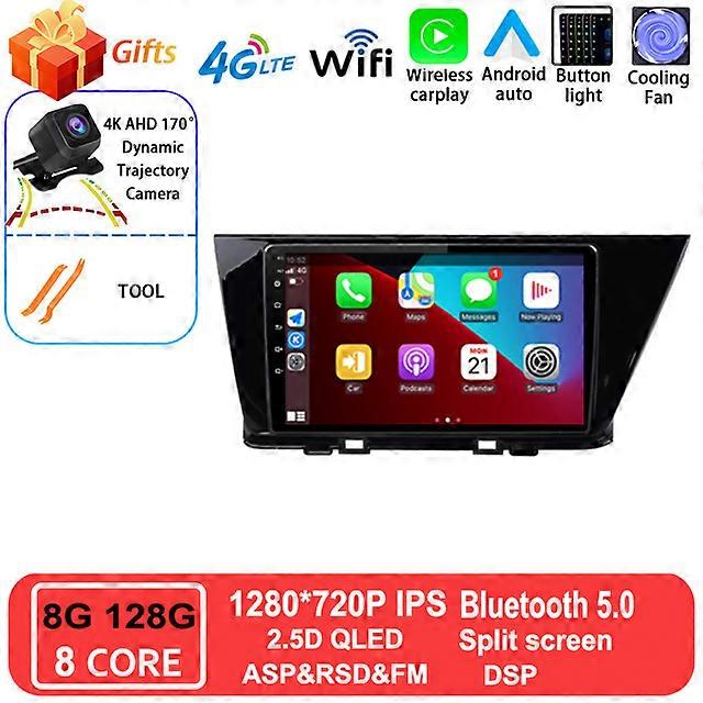 9" QLED Android 12 For KIA NIRO 2016 2017 2018 Multimedia Stereo Car DVD Video Player Navigation GPS Radio 2 Din