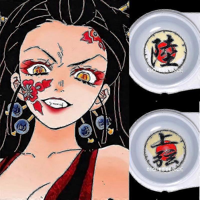 Demonintappaja Anime Cosplay Väri Piilolinssit-daki