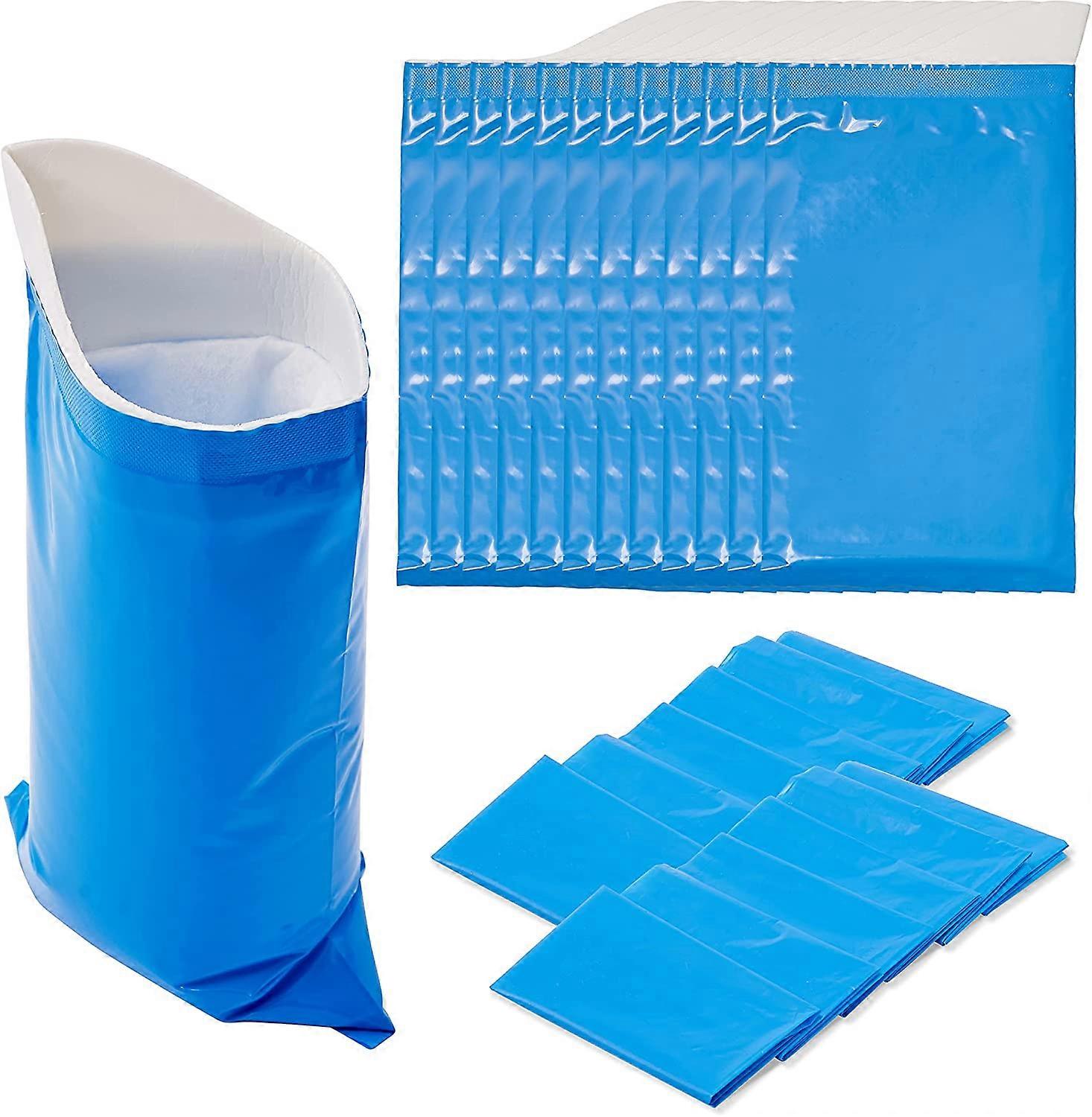 12 Disposable Urine Bags (13.2*25.5mm) & 12 Garbage Bags for Kids & Adults - Female Standing Piss - Emergencies, Vomit, Car, Travel, Camping, Hiking,