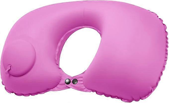 Inflatable travel pillow, U-shaped inflatable pillow, inflatable neck pillow, airplane travel pillow, essential travel neck pillow, suitable for airpl