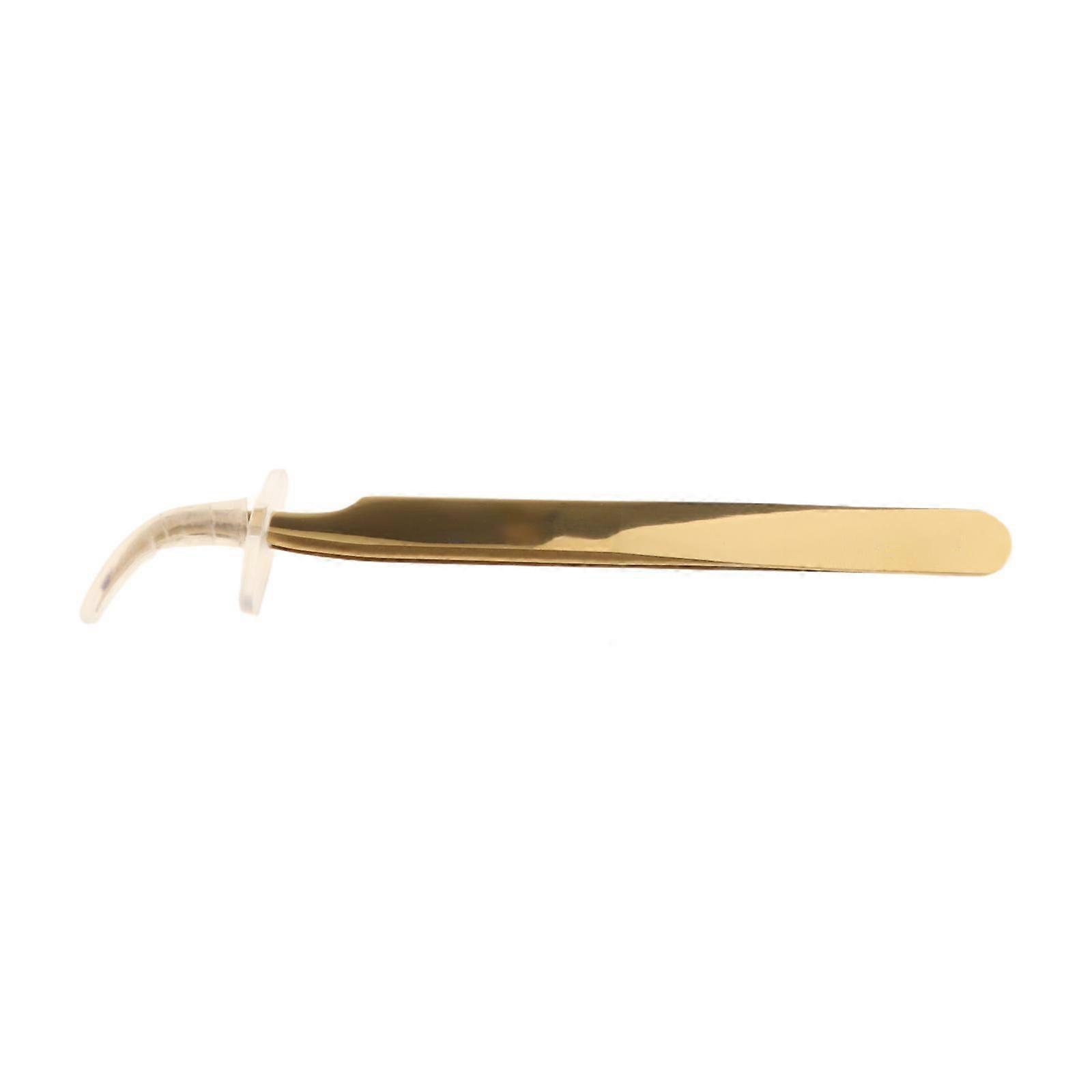 Curved Tweezers Lash Application Tool Multifunctional Craft Eyelash Tweezers
