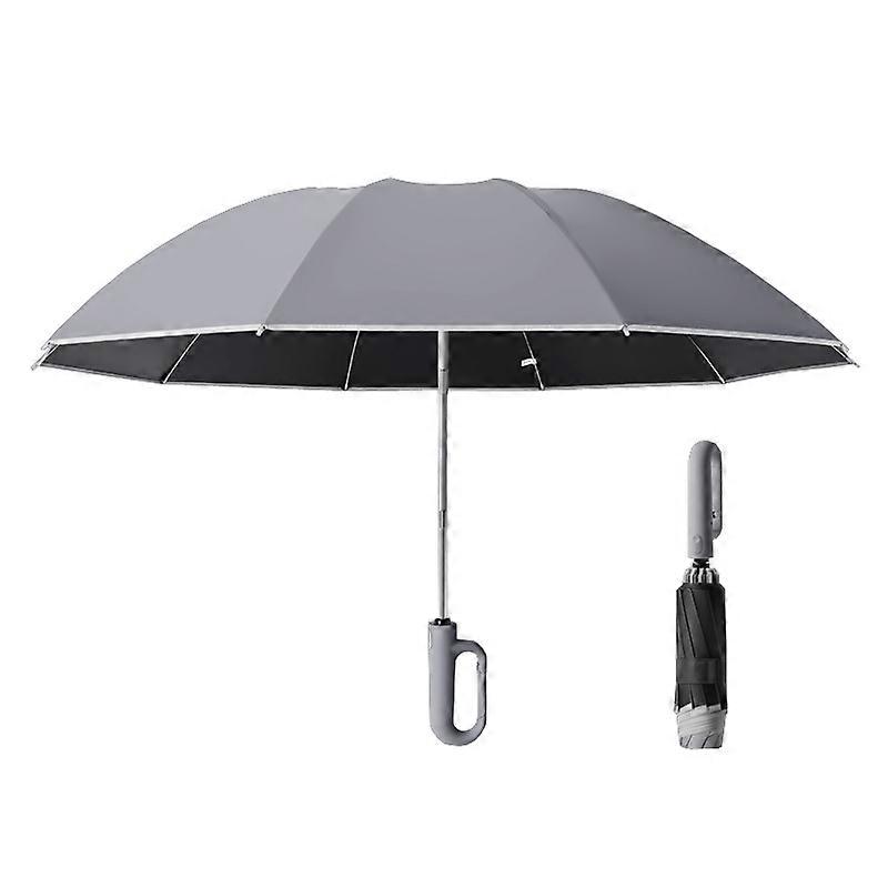 Automatic Rain Or Shine Umbrella Reverse Gray 125cm