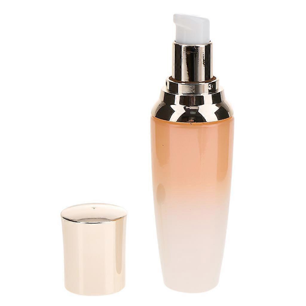 2x Empty Glass Pump Spray Bottle Makeup Lotions Sunscreen Jars Container